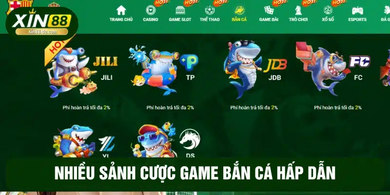 Bắn cá giải trí thú vị ở XIN88 